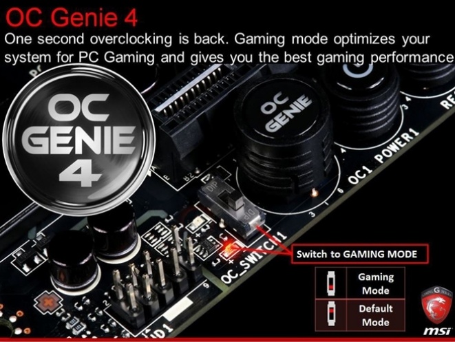 Tehnologije MSI matičnih ploča - OC Genie 4 i Audio Boost 2