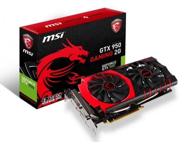 MSI GeForce GTX 950 Gaming 2G