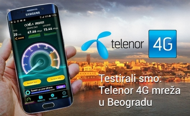 Testirali smo: Telenor 4G mreža u Beogradu