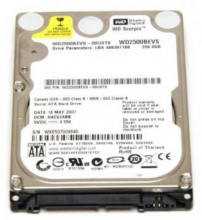 Western Digital 2500BEVS