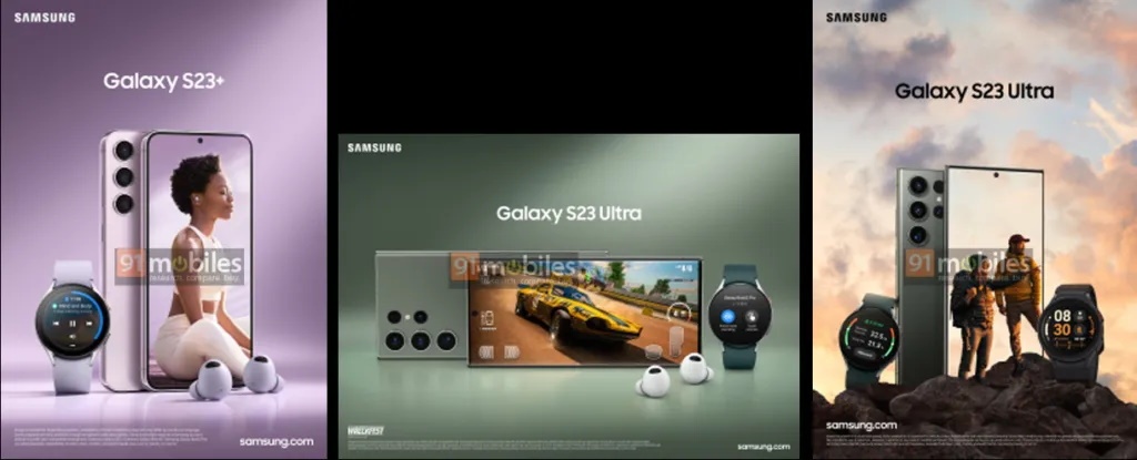 Posteri za Samsung Galaxy S23+ i S23 Ultra telefone