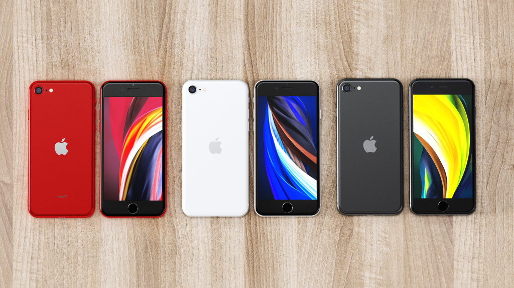 iPhone SE 2 u raznim bojama
