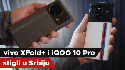 vivo XFold+ i iQOO 10 Pro telefoni prikazani u Beogradu