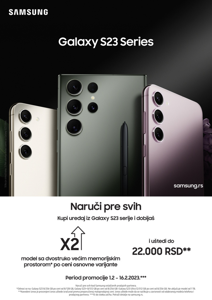 Samsung Galaxy S23 promo ponuda
