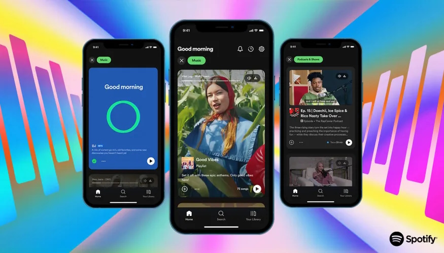 Spotify novi izgled aplikacije