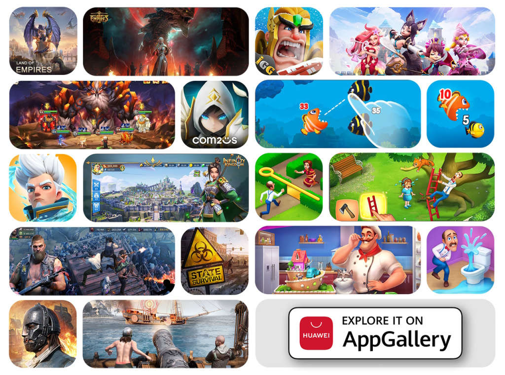 Mobilni gejming: igre na Huawei AppGallery