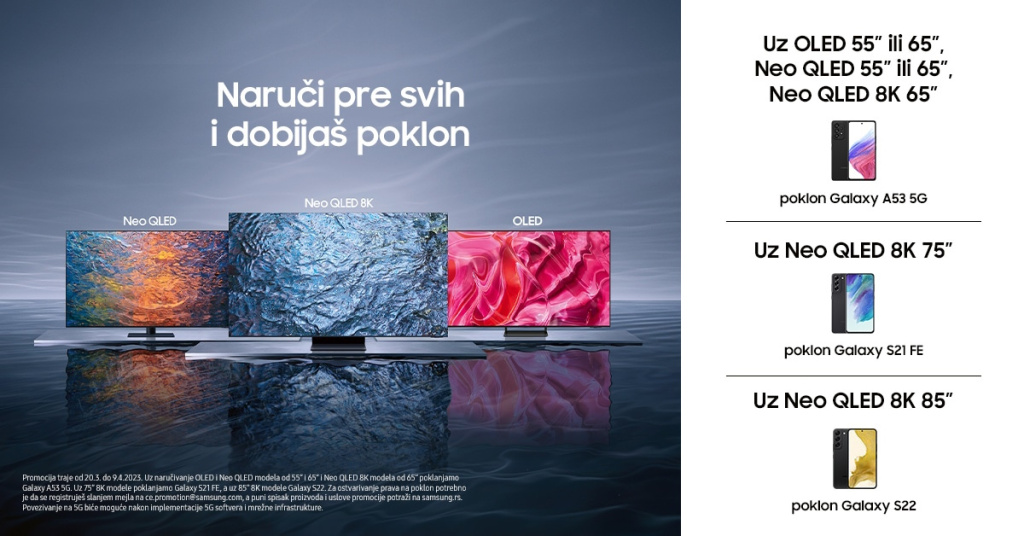 Samsung Neo QLED i OLED promocija