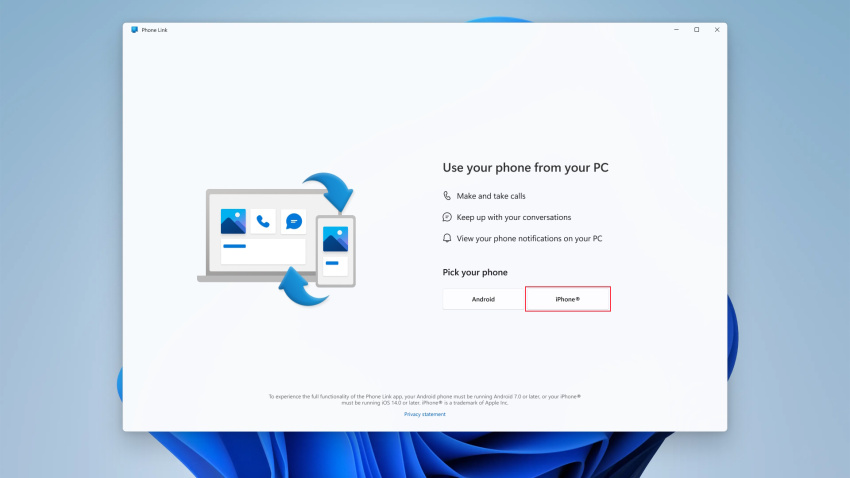 Phone Link za iPhone dolazi na sve Windows 11 računare