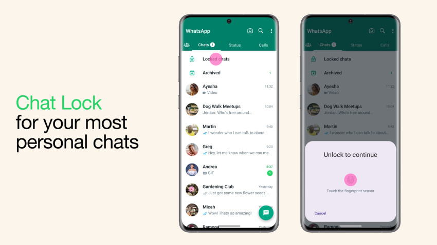 WhatsApp vam dozvoljava da stavite šifru na konverzaciju