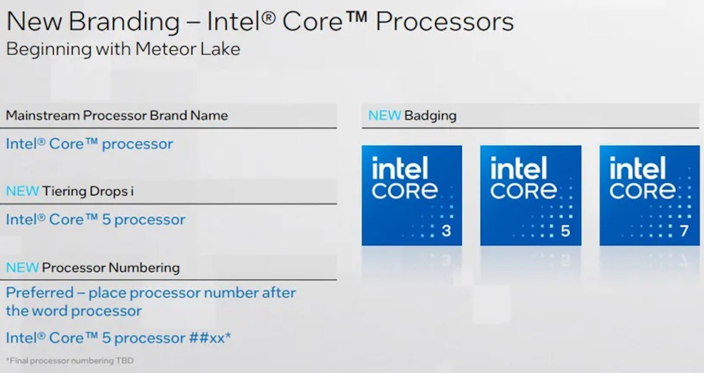Intel izbacuje slovo „i“, rebrending klasifikacije procesora