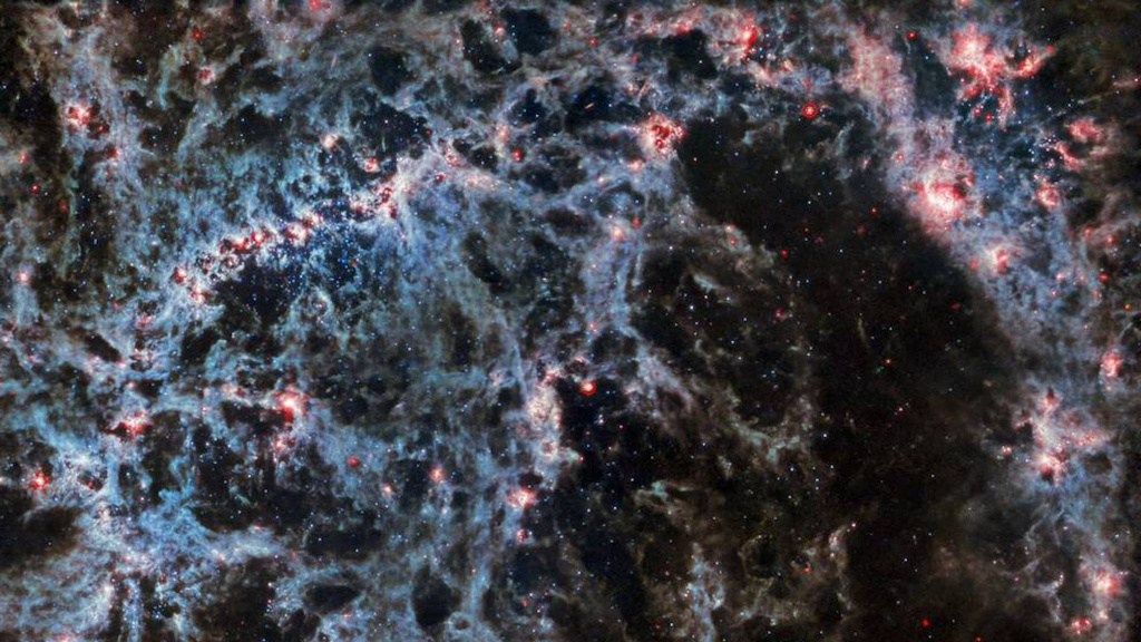 Rađanje zvezda koje je uslikao James Webb teleskop uz pomoć MIRI senzora