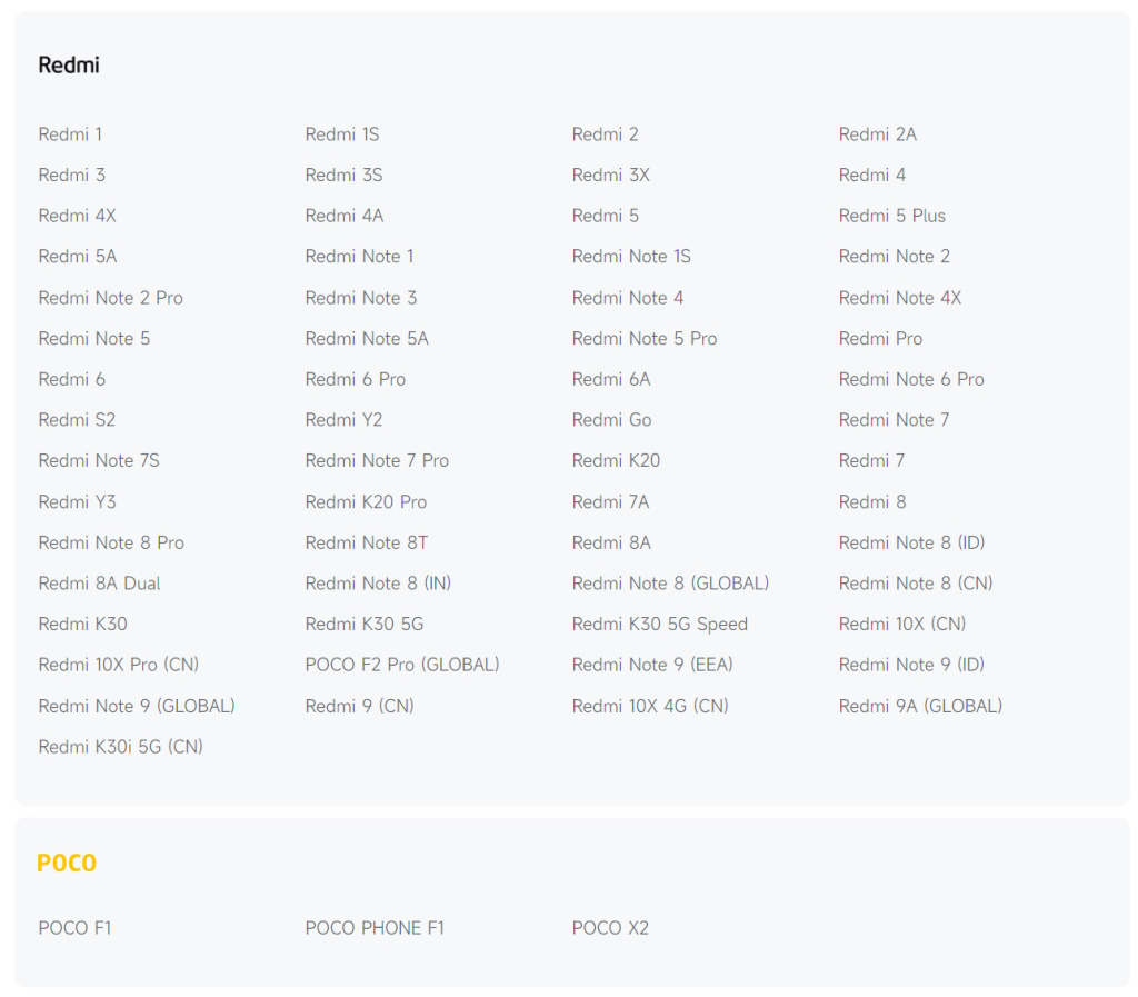 Spisak Redmi telefona koji više nemaju podršku
