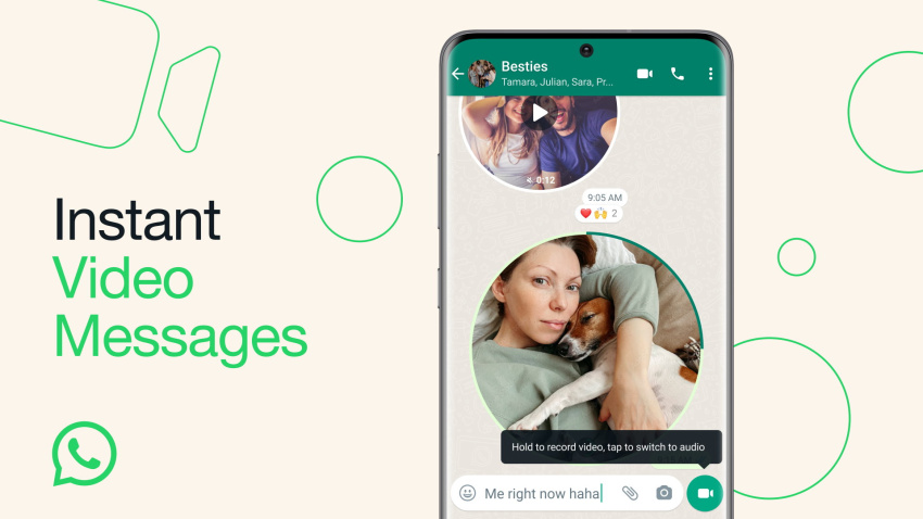 „Video jela, zelen bor“: WhatsApp uvodi kratke video poruke