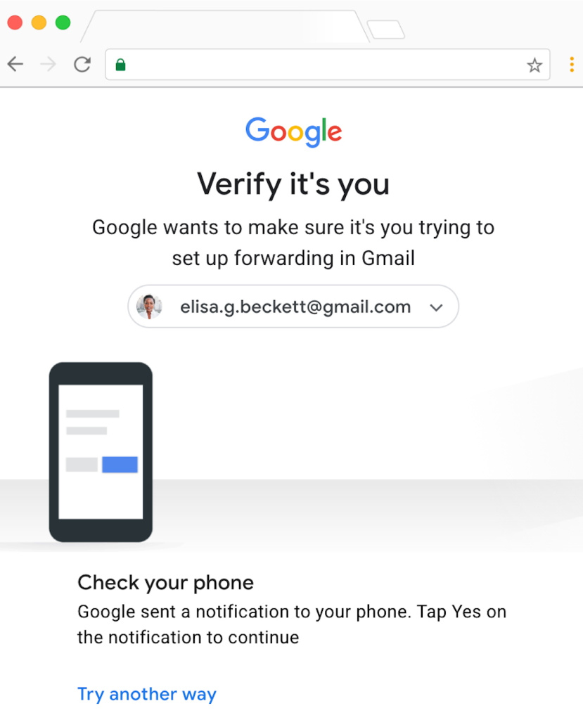 Dodatna Gmail verifikacija naloga