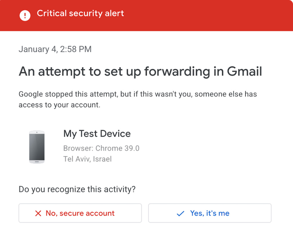 Kritično bezbednosno upozorenje kao dodatna Gmail verifikacija naloga