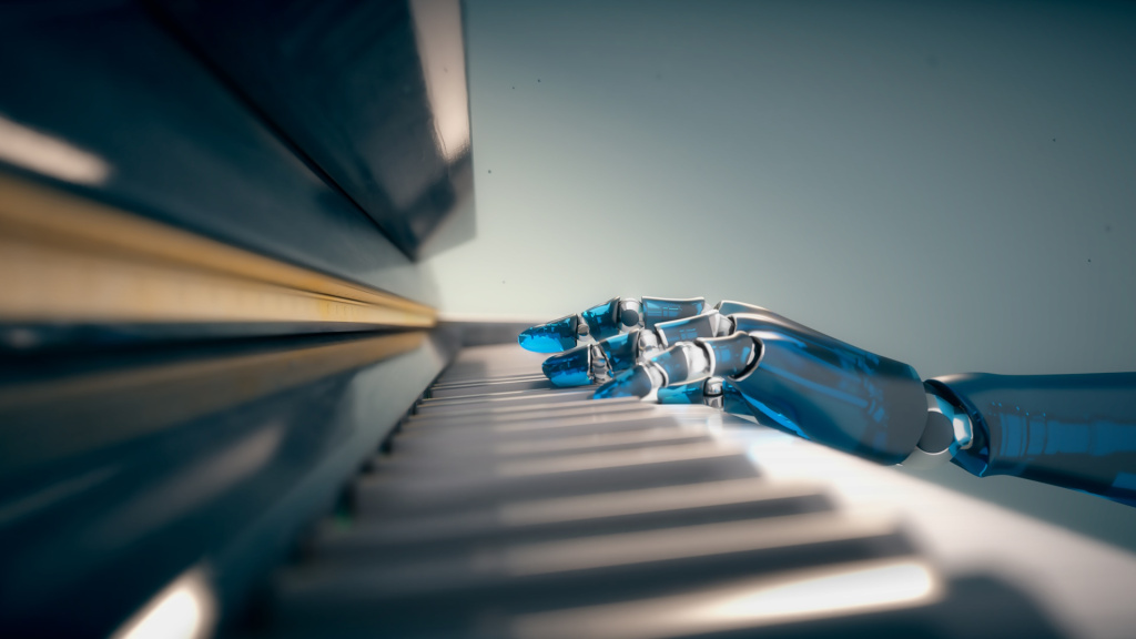 Robot svira klavir