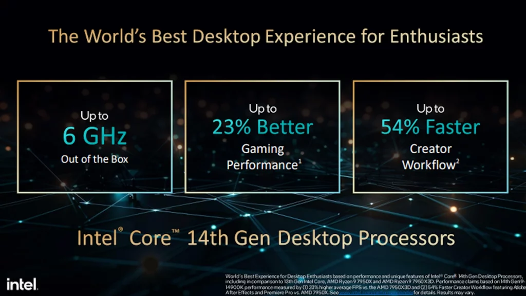 Objavljeni Intel Core procesori 14. generacije „za entuzijaste“, ali one skromne