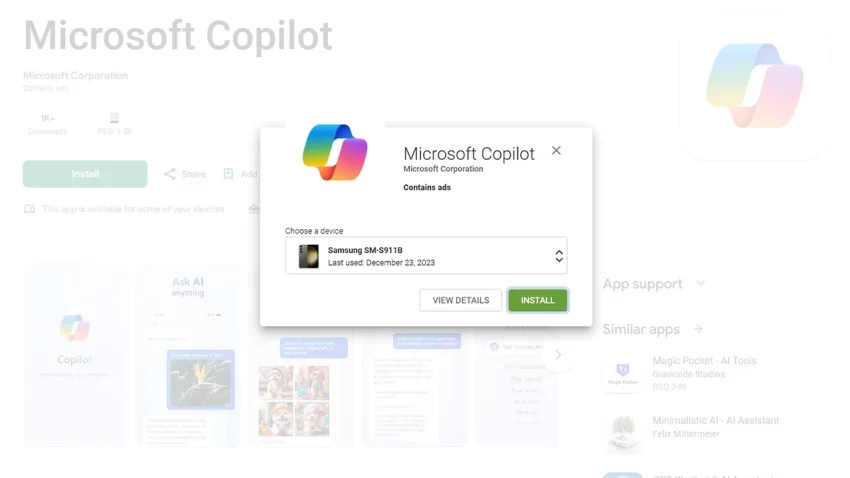 Microsoft Copilot AI je sada dostupan kao besplatna aplikacija za Android