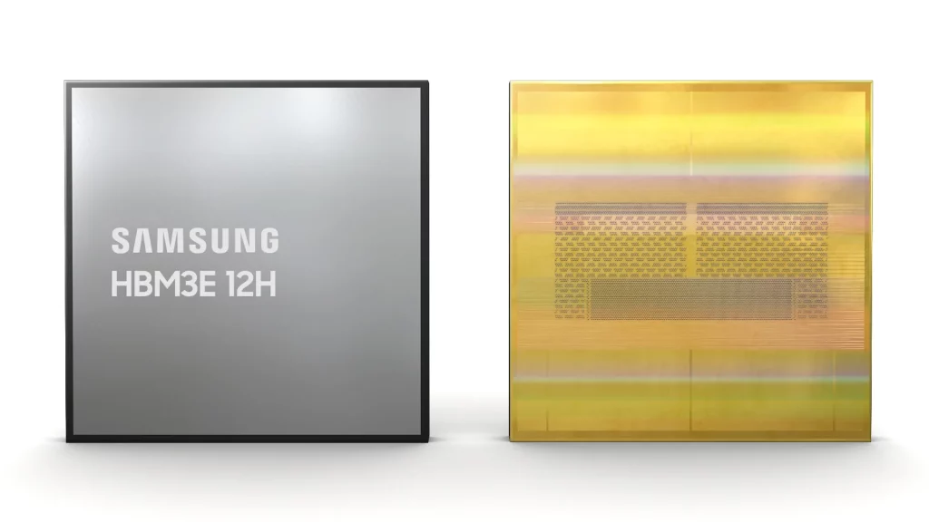 Samsung HBM3e 12H DRAM memorijski čip // Samsung predstavio HBM3e memoriju većeg kapaciteta za bržu obuku i zaključivanje veštačke inteliencije