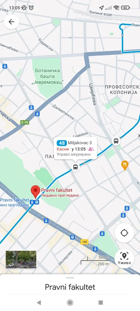 Beograđani, odsad u realnom vremenu možete da pratite javni prevoz kroz Google Maps
