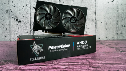 Power Color Hellhound Radeon RX 7600 XT 16G test