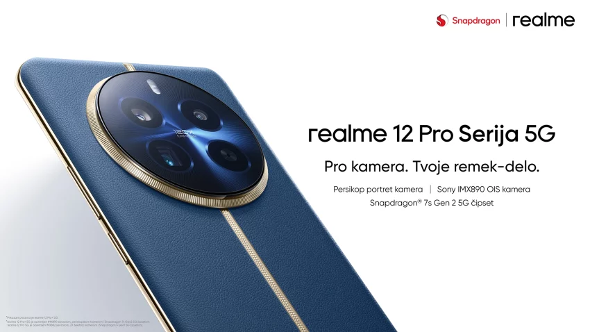 Stigla je Realme 12 Pro serija 5G sa najboljom periskopskom telefoto kamerom u segmentu, uz atraktivnu cenu za prve kupce