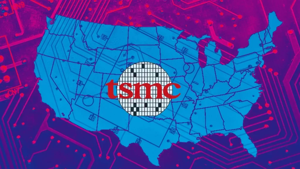 TSMC na mapi SAD
