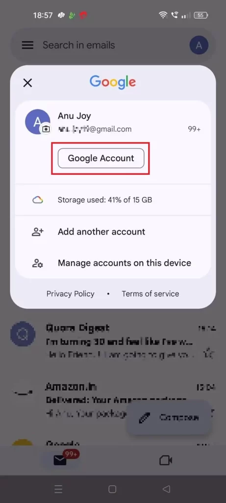 Kako da promenite svoju Gmail adresu – telefon