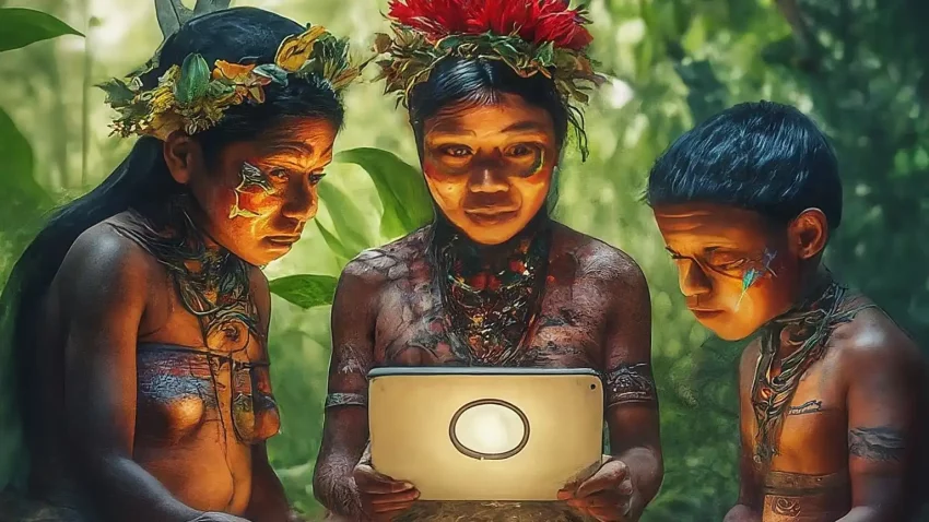 Tehnologija u prašumi: Izolovano amazonsko pleme suočava se s neprikladnim sadržajem zahvaljujući Starlinku