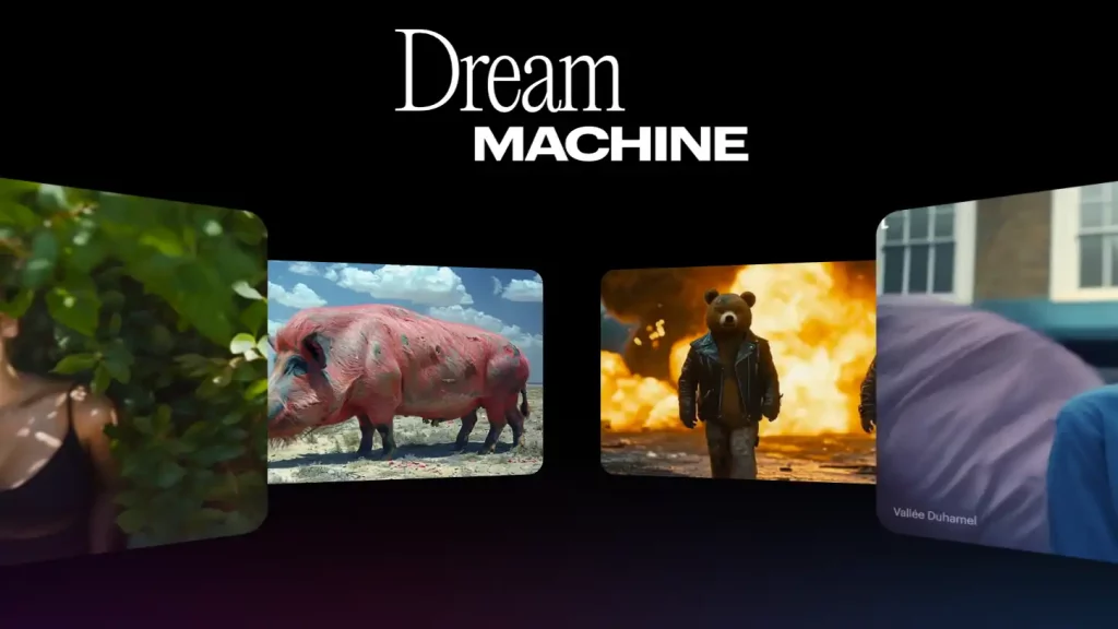 LUMA Dream Machine AI video generator