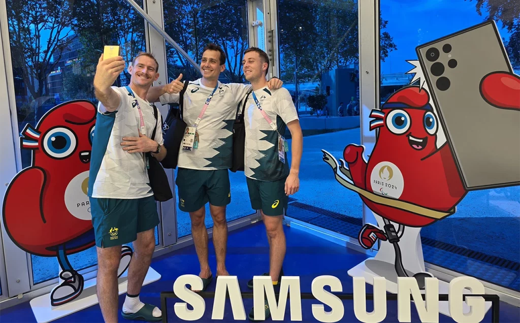 Samsung Galaxy Z Flip6 Team Australia athlete to receive the phone