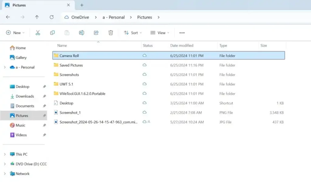 File Explorer Microsoft Windows 11