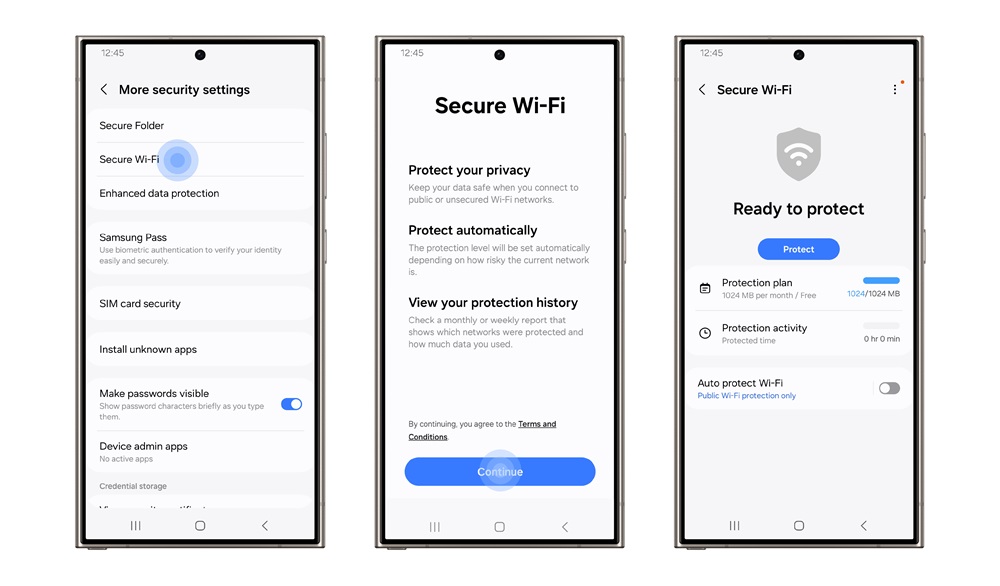 Galaxy Security Secure WiFi