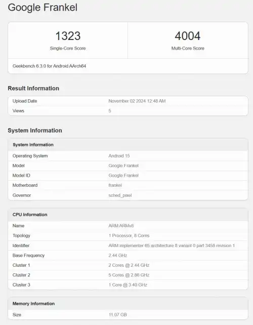 Google Tensor G5