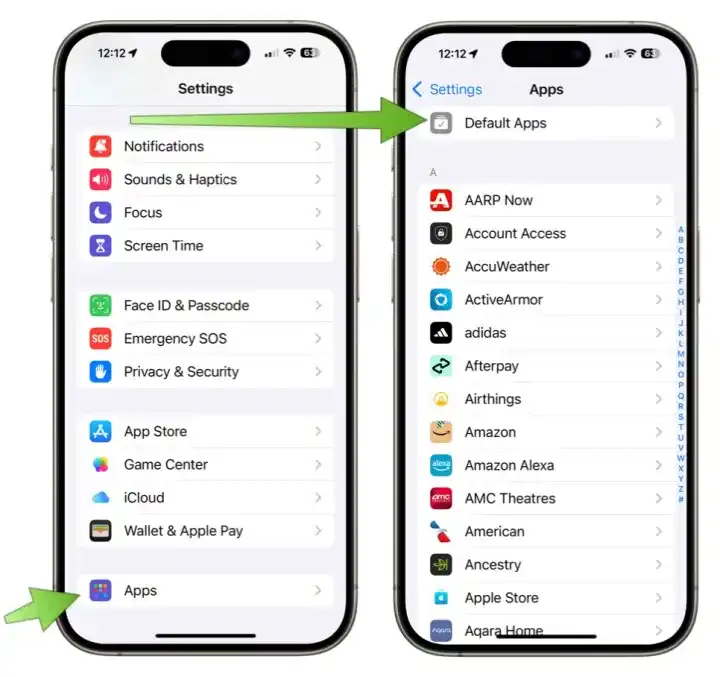 Apple iOS 18.2 promena podrazumevanih aplikacija