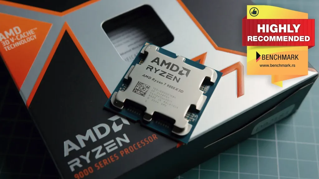 AMD Ryzen 7 9800X3D CPU nagrada