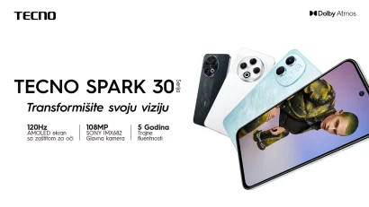 TECNO SPARK 30 serija je stigla na srpsko tržište - Brzina i izdržljivost nove generacije!