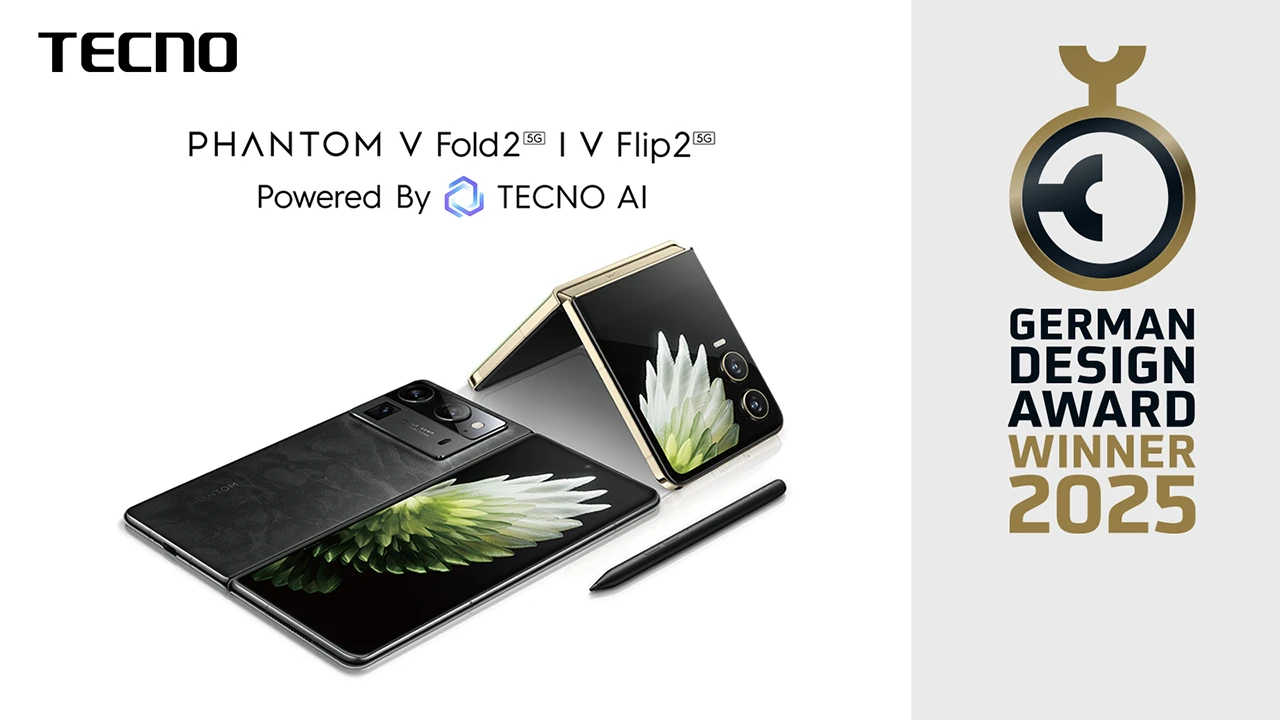 TECNO PHANTOM V Fold2 5G i PHANTOM V Flip2 5G osvojili prestižne nagrade na German Design Awards