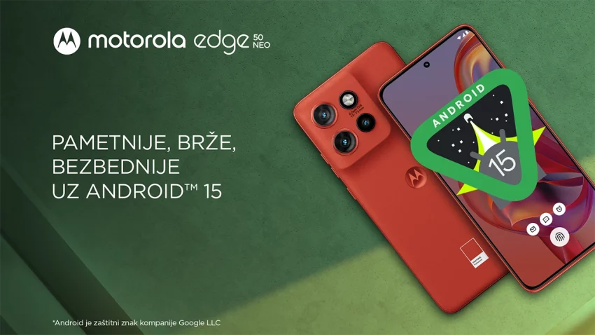 Motorola edge 50 neo dobija Android 15