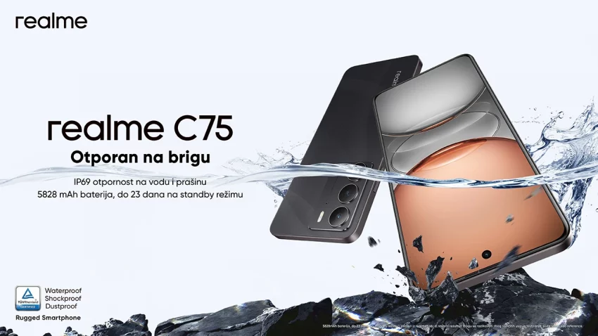 Realme C75: Nepobedivi i dugotrajni šampion - nova definicija izdržljivosti pametnih telefona, cena za prve kupce već od 22.999 dinara