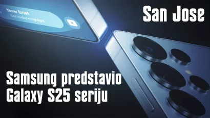 San Jose: Samsung Galaxy S25 telefoni su stigli