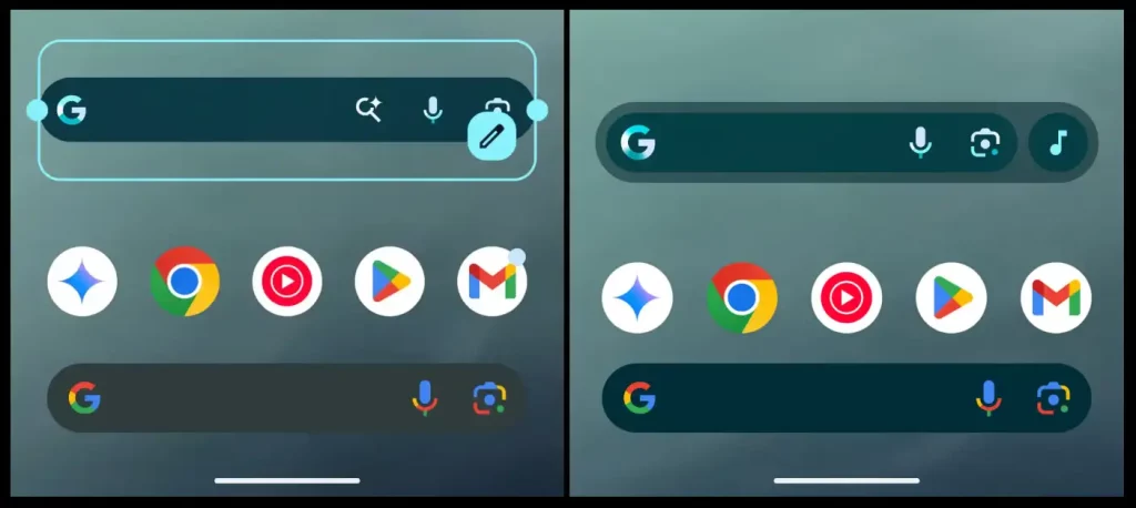Google Search vidžet