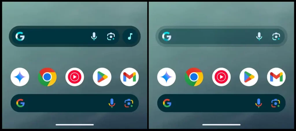 Google Search vidžet