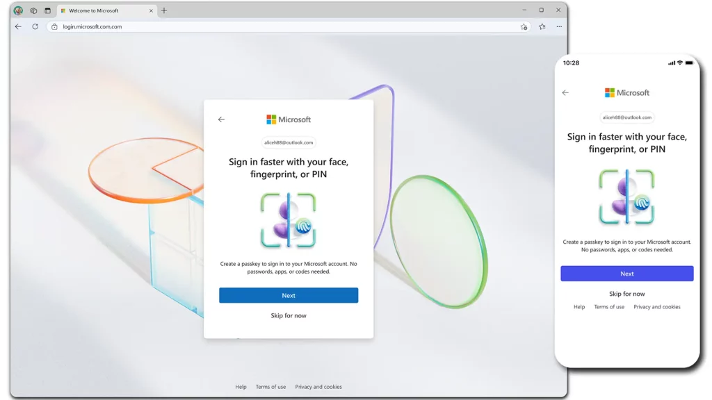 Microsoft Passkey