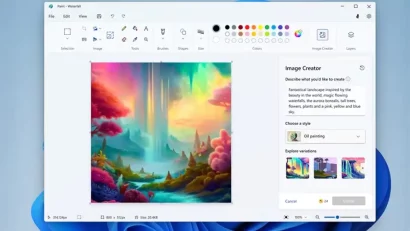 Microsoft dodaje generativne AI funkcije u Paint, Snipping Tool i Notepad