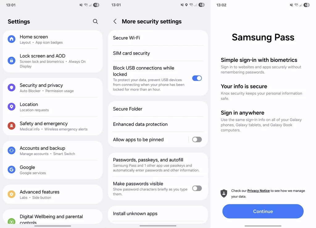 Samsung Security