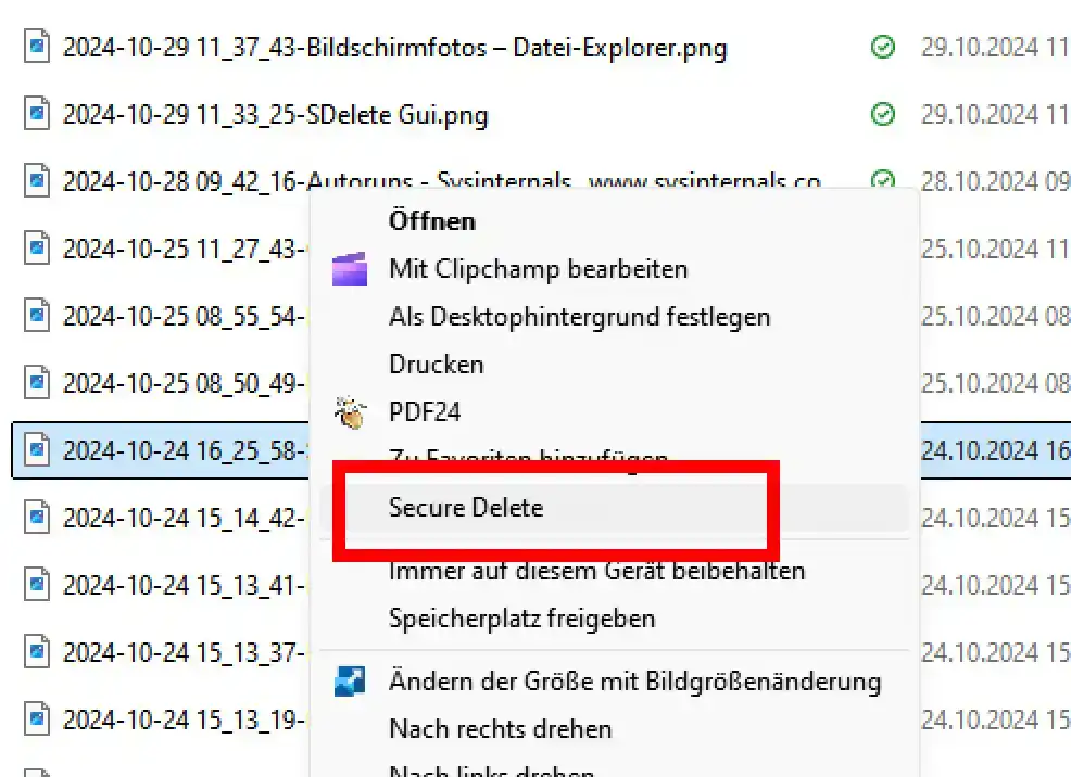 Sdelete GUI