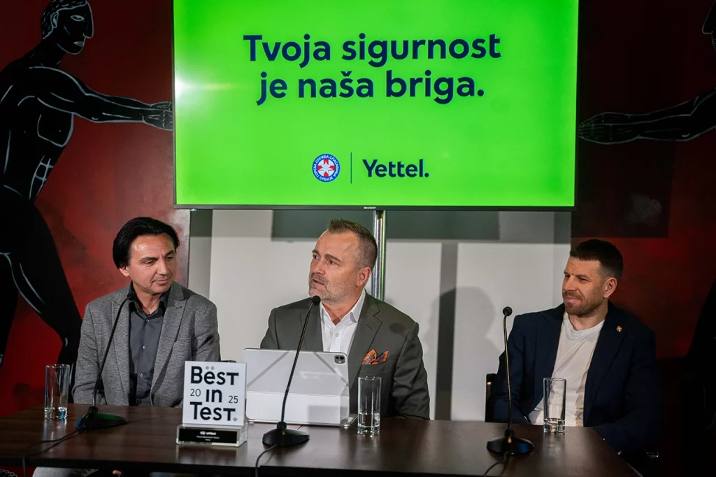Yettel najbolja mreža Hakan Ekmen, Mike Michel, i Marko Čalija