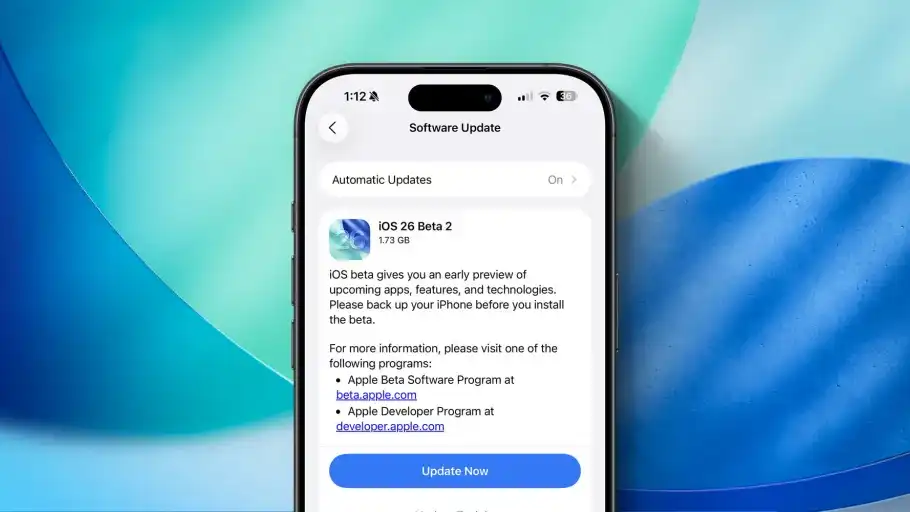 iOS 26 Beta 2