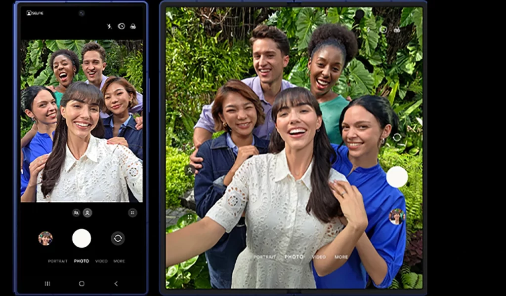 Galaxy Z Fold7 kamere selfi